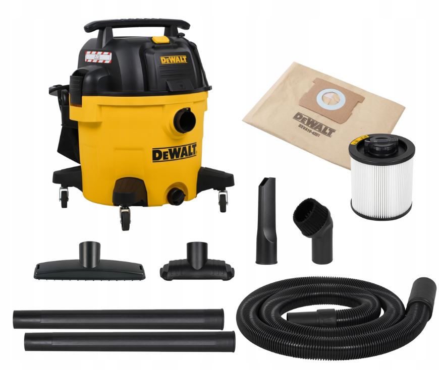DeWALT DXV34P-QT 34L Quiet Nat/droog Stofzuiger