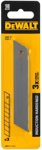 DeWalt Accessoires DWHT11719-0 Reserve afbreekmes 18mm (3 stuks)