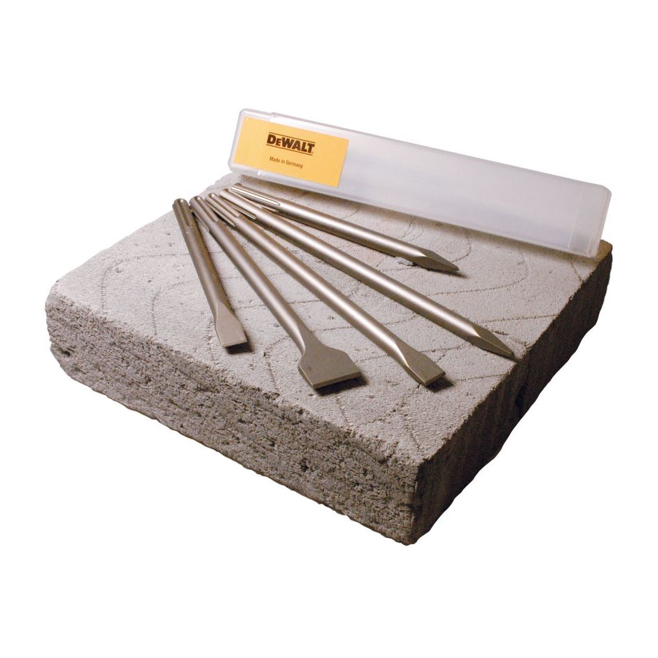 DeWalt Accessoires SDSMAXSET2-QZ 5-delige SDS-MAX beitelset