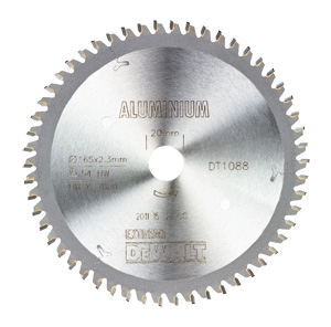 DeWALT Accessoires DT1088-QZ Cirkelzaagblad 165 x 20 mm 54T TCG -5°