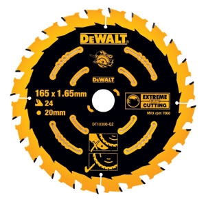 DeWalt Accessoires DT10301-QZ Cirkelzaagblad 165 x 20 mm 40T ATB 5°