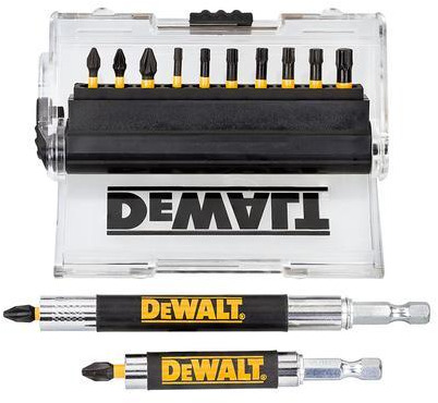 DEWALT Accessoires DT70574T-QZ Impact Torsion 14-delige schroefbitset met schroefgeleider