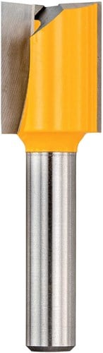 DeWalt Accessoires DT90008-QZ Groeffrees HM, 2 snijkanten, schacht 8mm, Ø16mm, werklengte 20mm