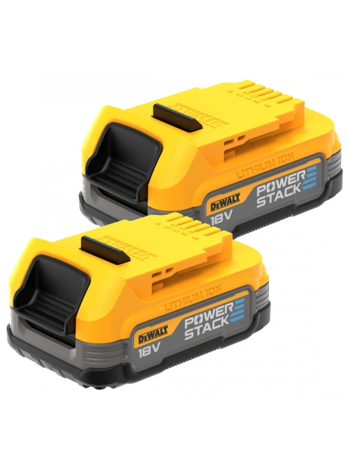 DEWALT Accessoires DCBP034E2-XJ Twinpack 18V XR 1.7Ah POWERSTACK accu