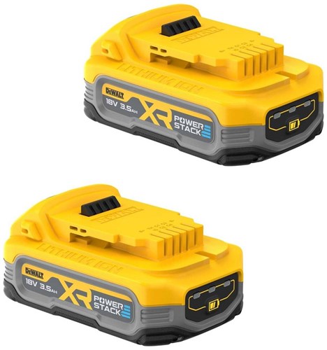 DEWALT Accessoires DCBP318S2-XJ Powerstack 3.5 Ah Accu 18V XR Duopack