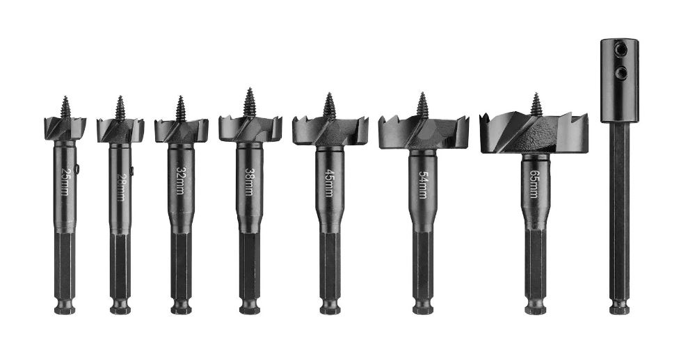 DeWalt Accessoires DT4593-QZ Cilinderkopboorset 8-delig 25-65mm + verlengstuk 140mm