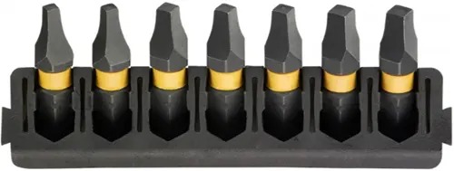 DeWalt Accessoires DT70815-QZ IMPACT Torsion 25mm 7-delige houder, SQ1 x2, SQ2 x3, SQ3 x2