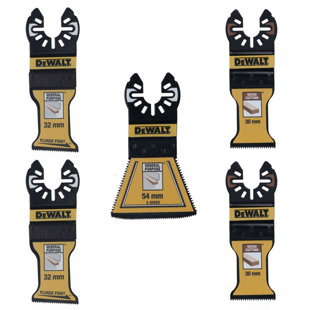 DeWalt Accessoires DT20777-QZ 5-Delig multitoolzaagbladen assortiment