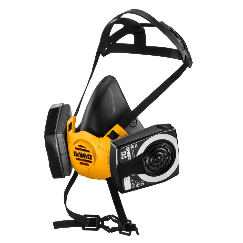 DeWALT Accessoires DXIR1HMLP3 Lichtgewicht halfgelaatsmasker met P3 Filters - Maat L
