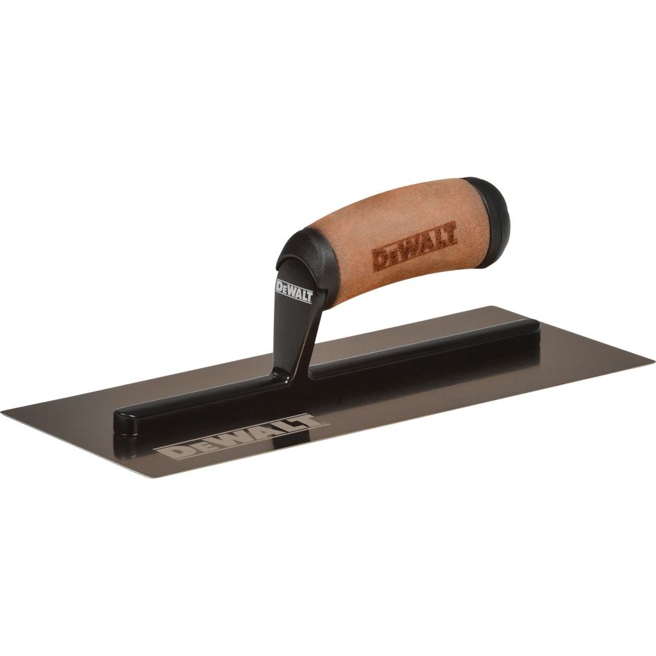 DeWalt Accessoires 2-960 Pleisterspaan gold RVS met lederen greep 29.2 x 13 cm