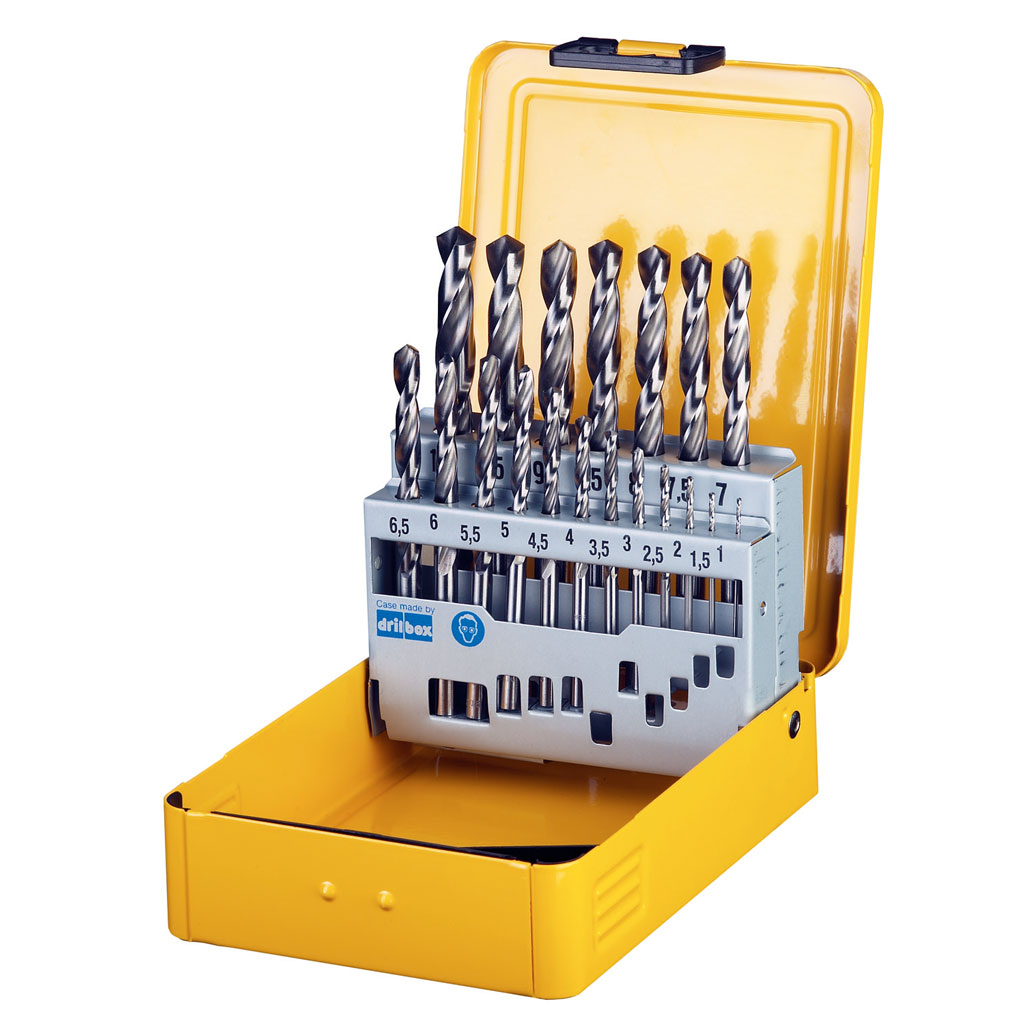 DeWalt Accessoires DT5923-QZ DT5923 19-delige HSS-G borenset in metalen box