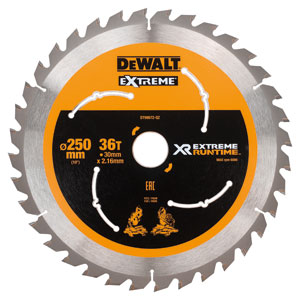 DeWalt Accessoires DT99572-QZ XR Cirkelzaagblad 250 x 30 mm 36T CSB