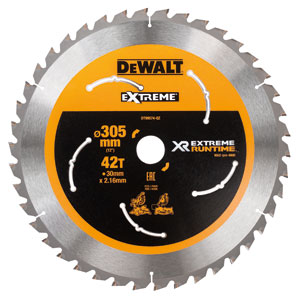 DeWalt Accessoires DT99574-QZ cirkelzaagblad XR 305mm x 30mm 42T CSB