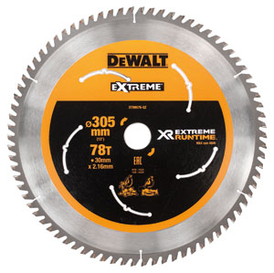 DeWalt Accessoires DT99576-QZ XR cirkelzaagblad 305mm x 30mm 78T CSB