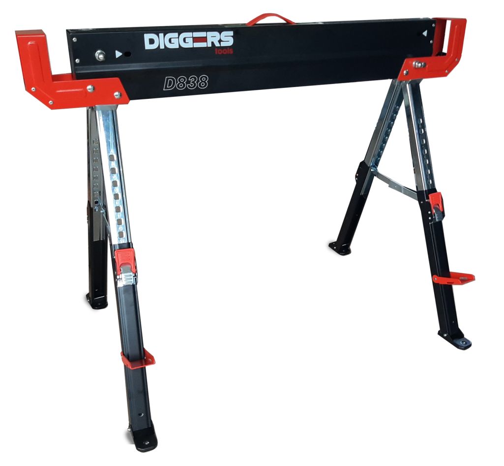 DIGGERS DIG845 Zaagbok 500kg met verstelbare poten 1 stuk