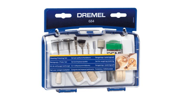 Dremel 26150684JA 20-Delige Set voor reinigen / polijsten (684)