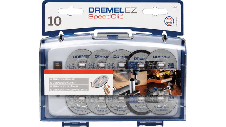Dremel 2615S690JA 10-Delige EZ SpeedClic snij-accessoireset (SC690)