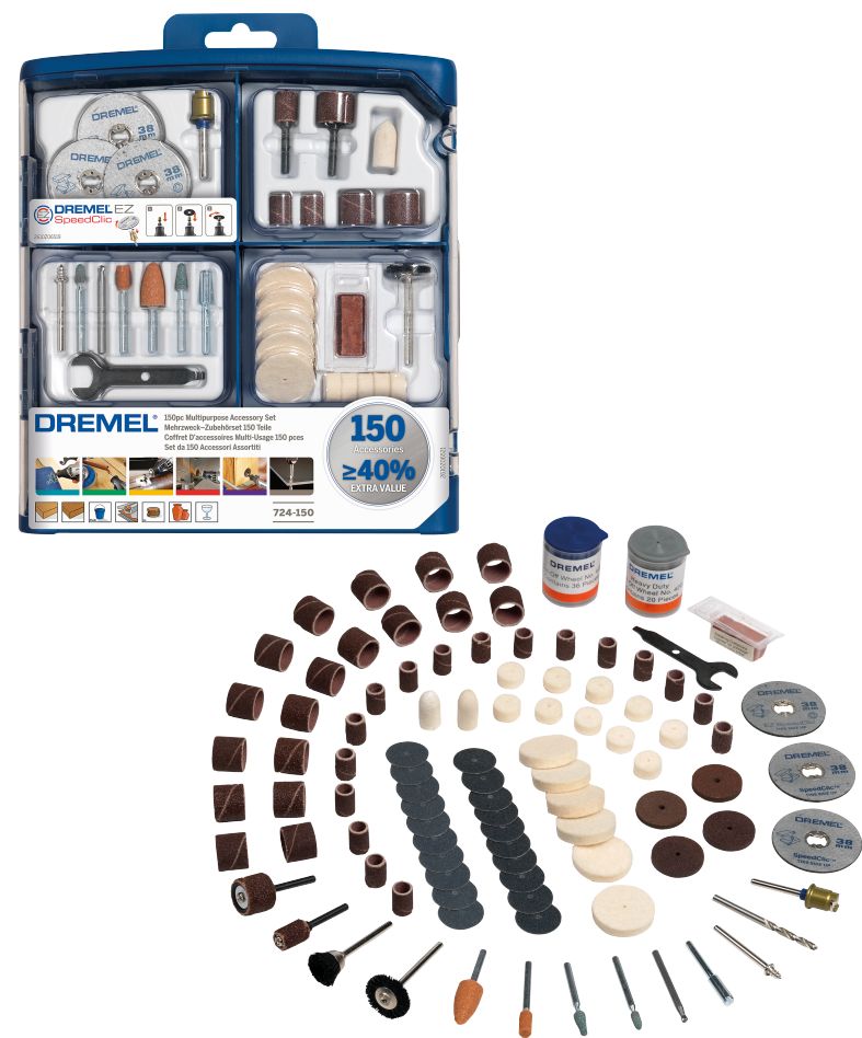 Dremel 2615S724JA 724JA Accessoireset 150-delig