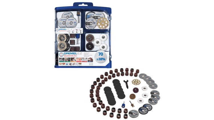 Dremel 2615E725JA 70-Delige EZ SpeedClic multifunctionele accessoireset (SC725)