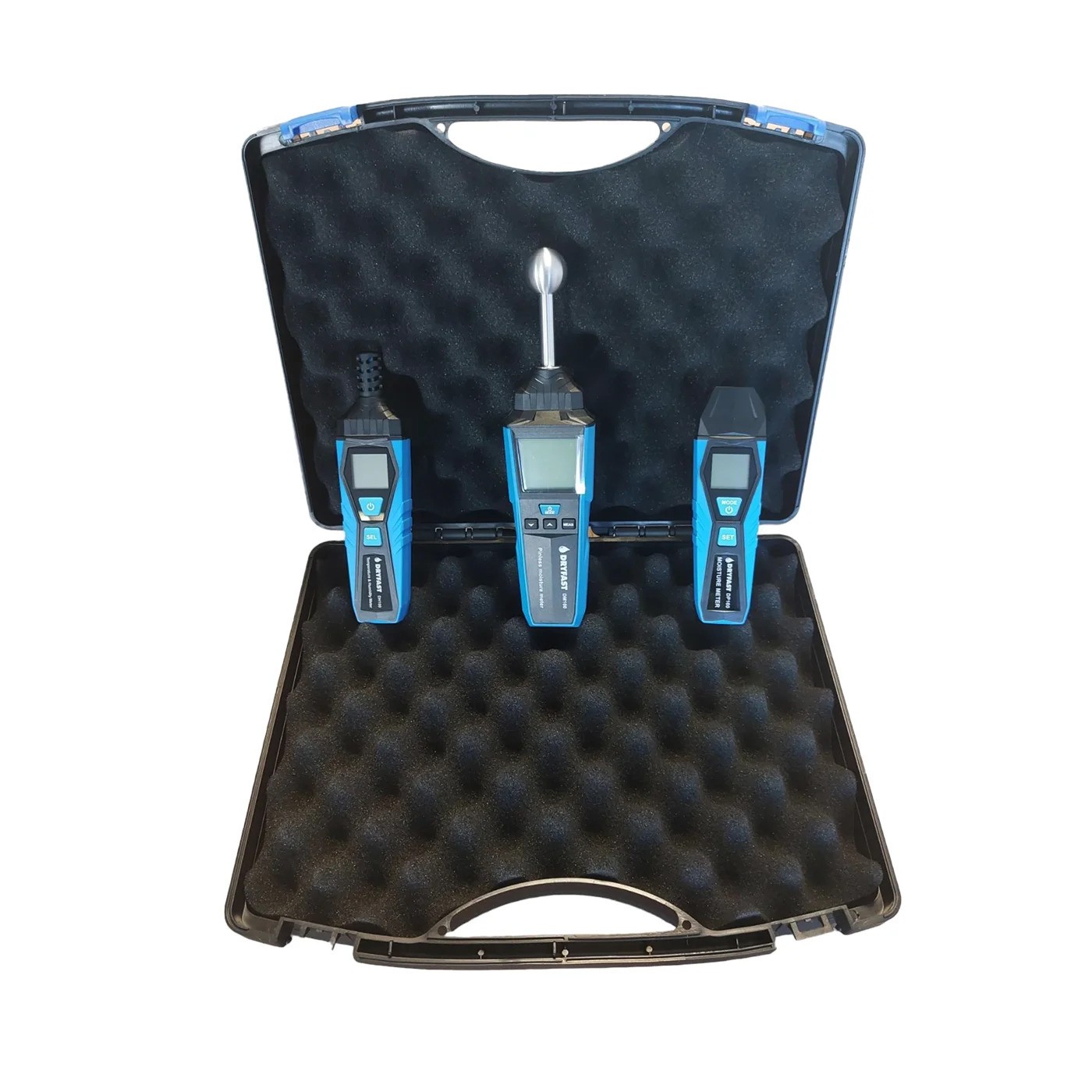 Dryfast D-SET Meetkoffer D Serie - DM100 vochtmeter + DH100 thermohygrometer + DP100 prikmeter