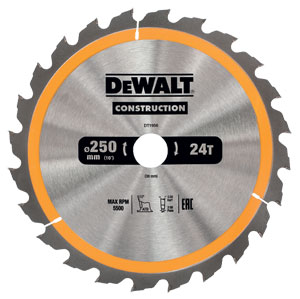 DeWALT Accessoires DT1956-QZ Cirkelzaagblad 250 x 30 x 24T ATB 10°