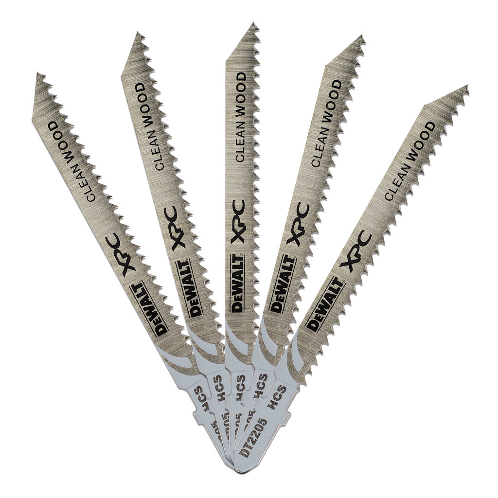 DeWalt Accessoires DT2205-QZ Decoupeerzaagblad Hout 100 x 10 mm 2.5TPI 5 stuks