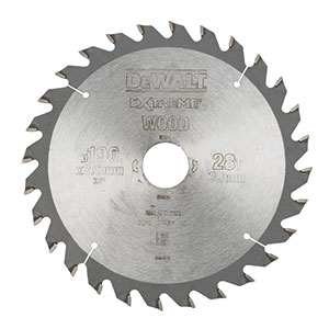 DeWalt Accessoires DT4033-QZ Cirkelzaagblad 190 x 30 mm 28T ATB 10°