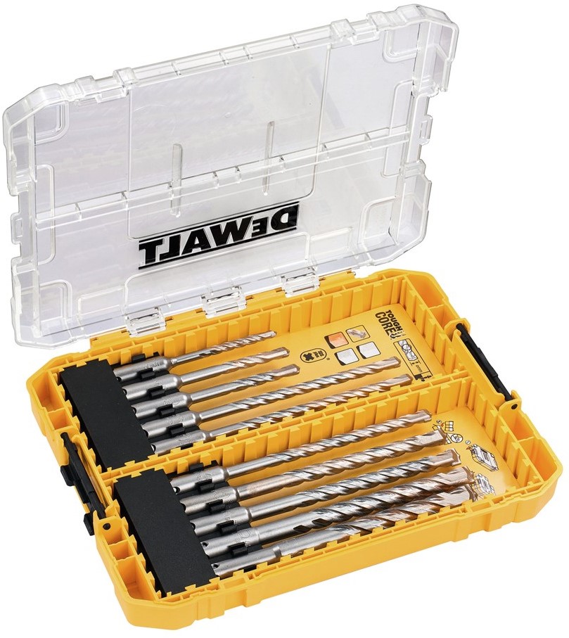 DeWalt Accessoires DT70753-QZ SDS-Plus Borenset 10-delig in Tough Case