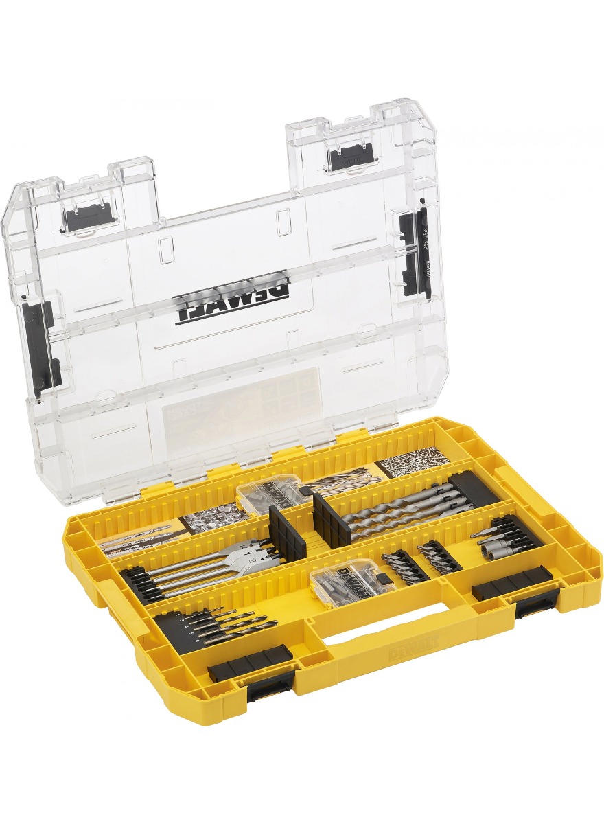 DeWalt Accessoires DT70763-QZ 85-delige schroefbit-en borenset in Tough Case