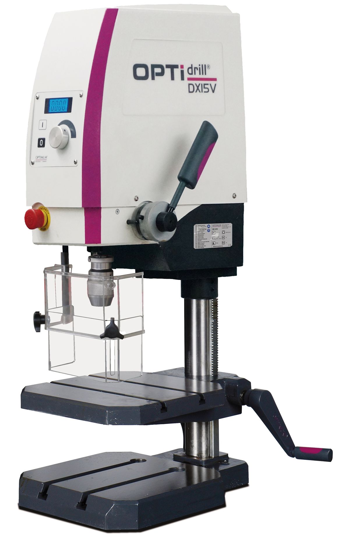 Optidrill 713020155 DX15V Precisie Tafelboormachine Vario 15mm 850 watt 230V