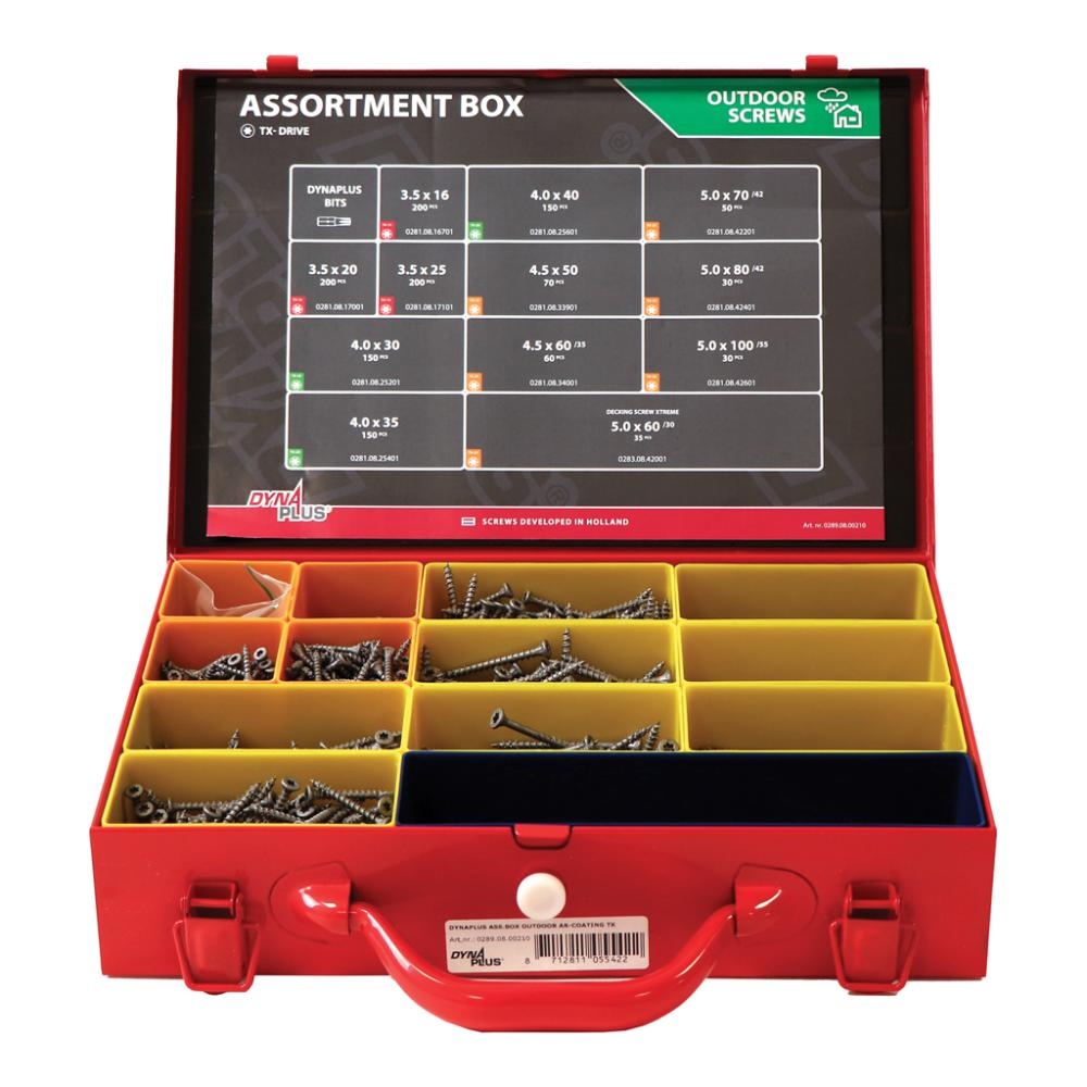 Dynaplus 0289.08.00210 Assortimentskoffer outdoor AR TX