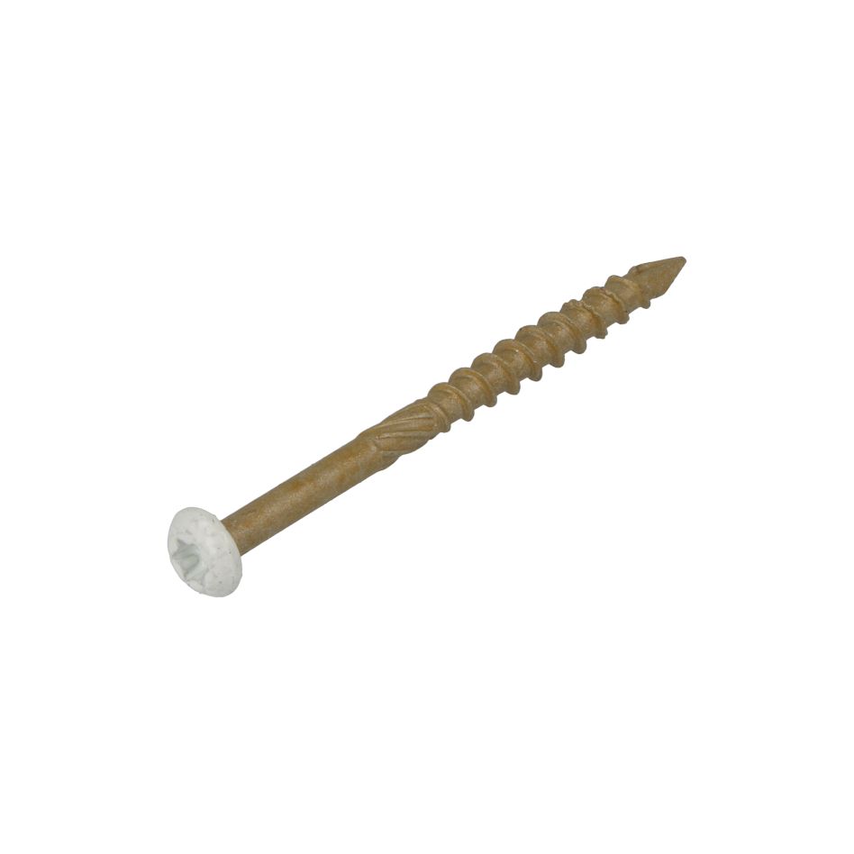 Dynaplus 0284.08.25608 Gevelschroef AR-Bronze CK Witte kop TX-15 4.0 x 40/22 mm - 200 stuks