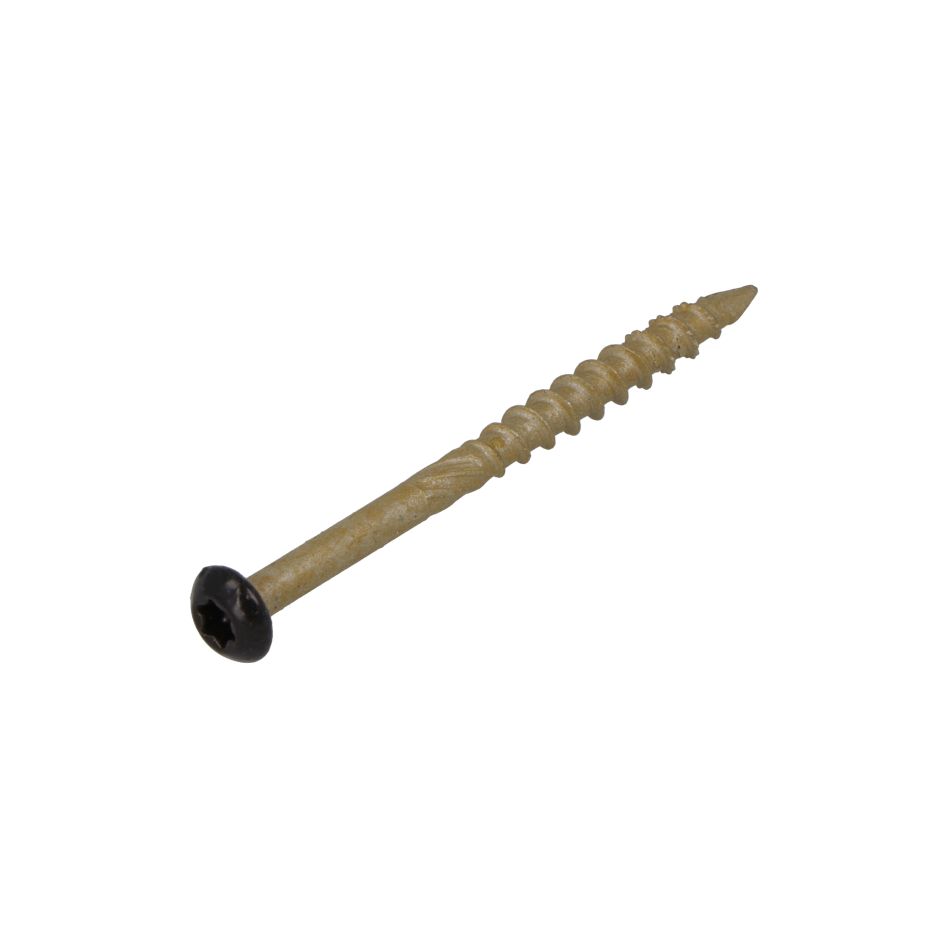 Dynaplus 0289.12.25905 Gevelschroef AR-Bronze CK Zwarte kop TX-15 4.0 x 50/28 mm - 1500 stuks