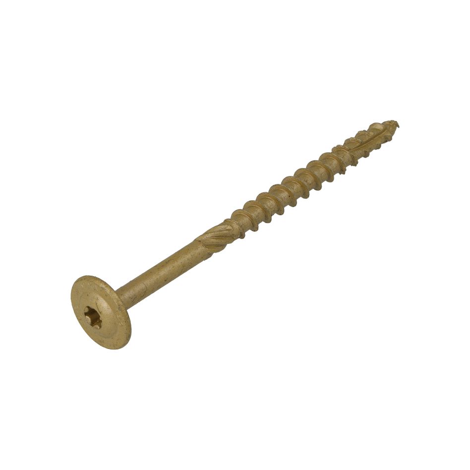 Dynaplus 0286.08.63301 Houtbouwschroef AR-Bronze TK +Snijpunt TX-40 8.0 x 180/80 mm - 50 stuks