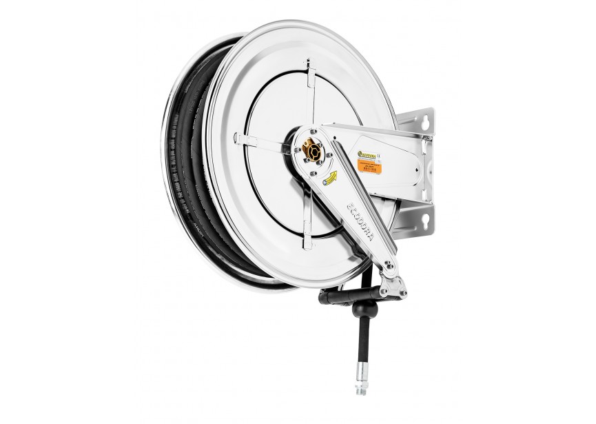 Ecodora 567000117 Muurhaspel 25M (Lucht/water 100°C) - 200 BAR - Slang 3/8"