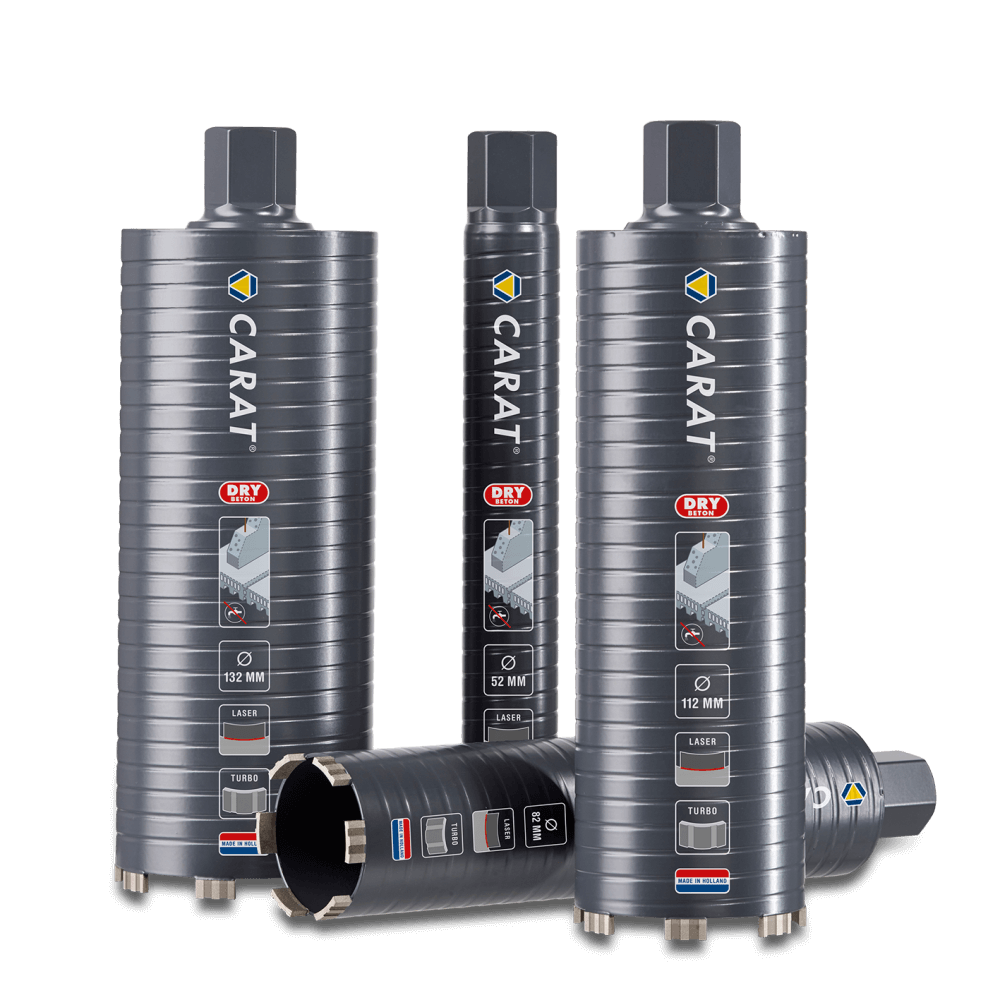 Carat ED15230020 Laser Beton Dry Diamantboor Droog Ø152x300x5/4" UNC