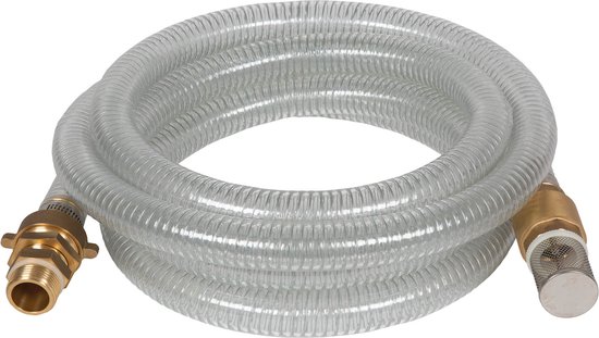 Einhell 4173630 Zuigslang 4 m met messing koppelingen