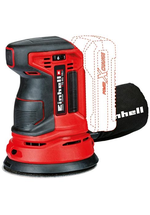 Einhell 4462010 TE-RS 18 Li-Solo Accu Excentrische Schuurmachine 18 Volt excl. accu's en lader