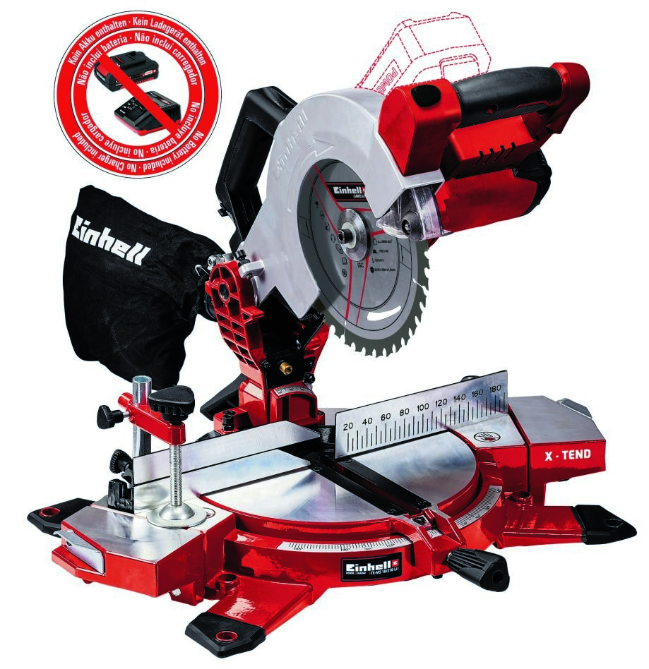 Einhell 4300890 TE-MS 18/210 Li-Solo Accu Afkort-/Verstekzaag excl. accu's en lader