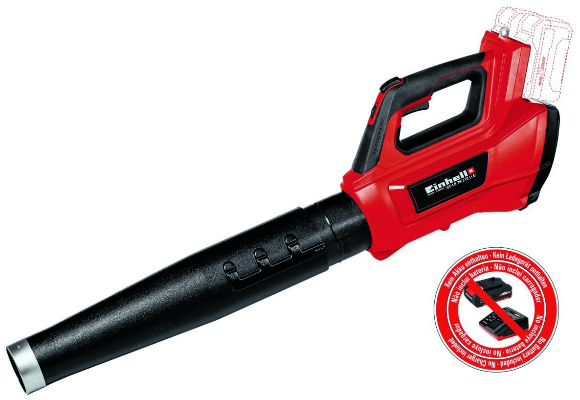 Einhell 3433620 GE-LB 36/210 Li E-Solo Accu Bladblazer 2 x 18 Volt excl. accu's en lader