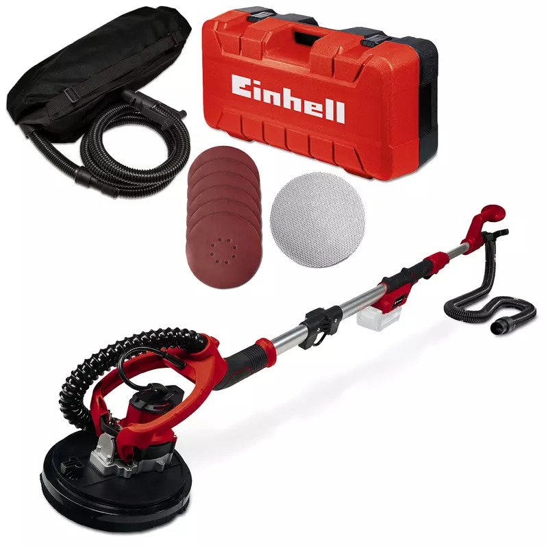 Einhell 4259990 TP-DW 18/225 Li Solo Accu Wand-/Plafondschuurmachine 225 mm excl accu en lader in koffer