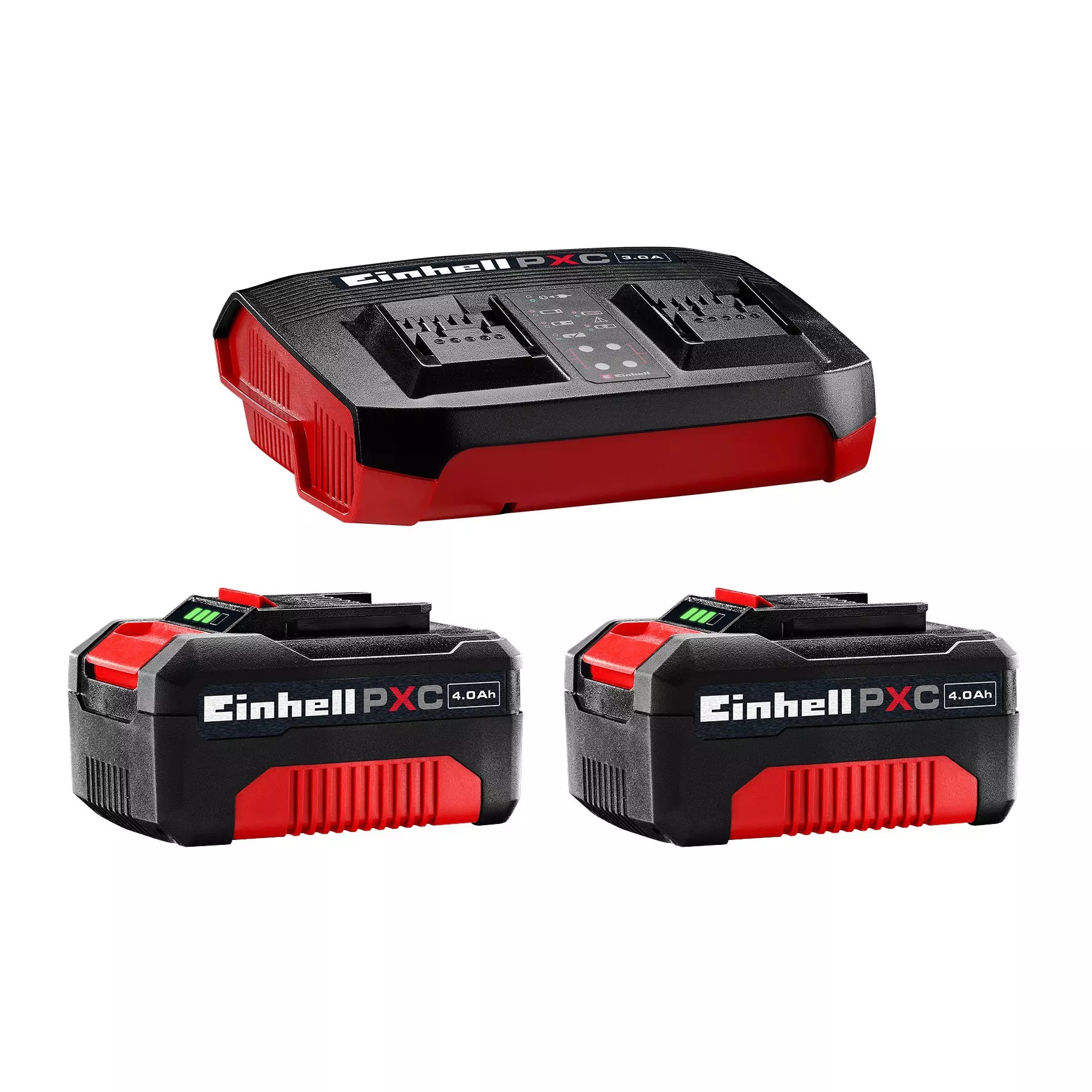 Einhell 4512112 18 V/4.0 Ah Starter Kit 2 accu's & DUO-lader