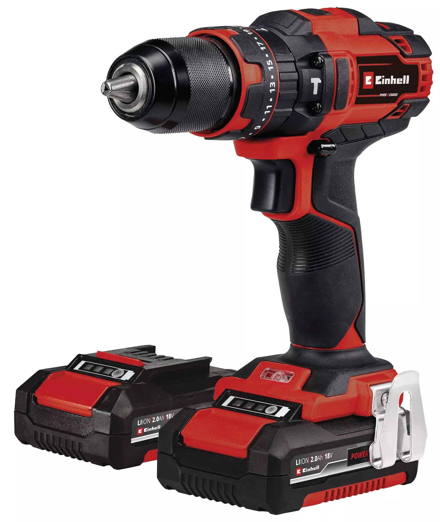 Einhell 4513992 Einhell 4513992  E-CD 18/40 Li-i Kit Accu Klopboor-/Schroefmachine met 65-accessoires incl. 2x2.0Ah en lader in koffer
