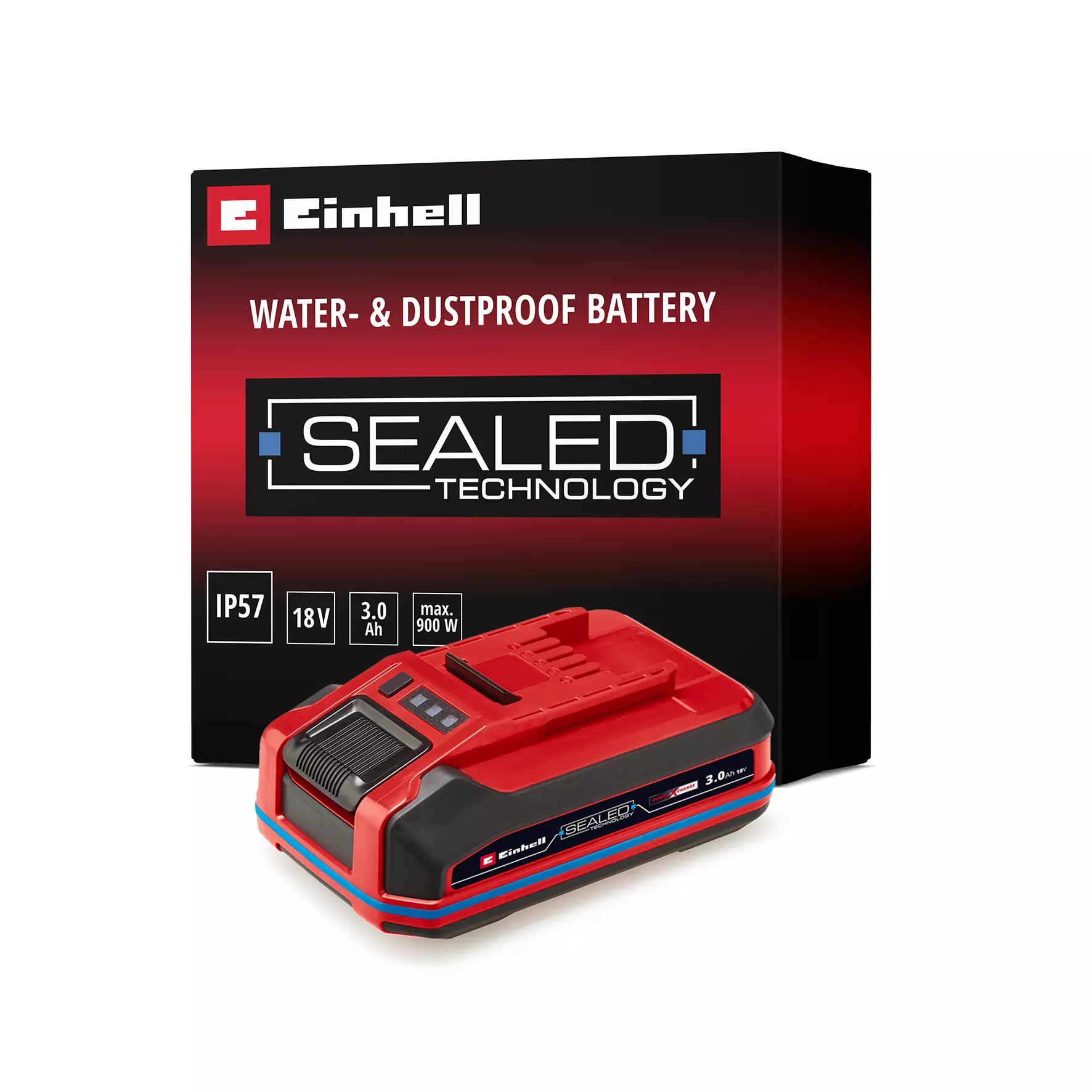 Einhell 4511618 SEALED Plus Accu Li-Ion 18 V 3.0 Ah in doos