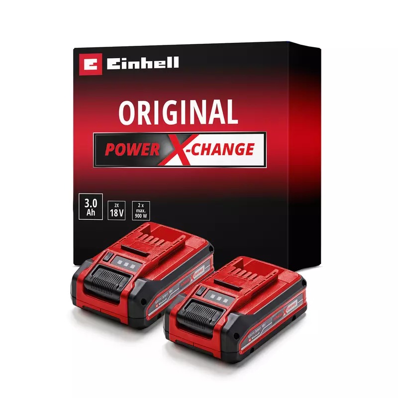 Einhell 4511631 Plus Accu DUO-pack 2 x 18 V 3.0 Ah 