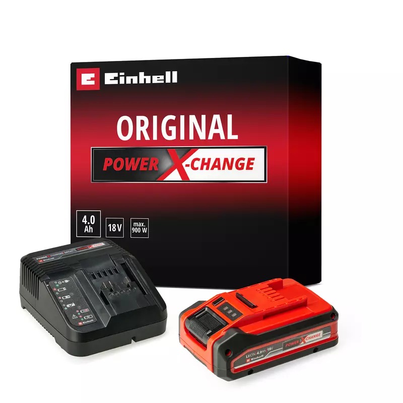Einhell 4512159 Plus Starter Kit Accu 18 V 4.0 Ah incl. Snellader in doos