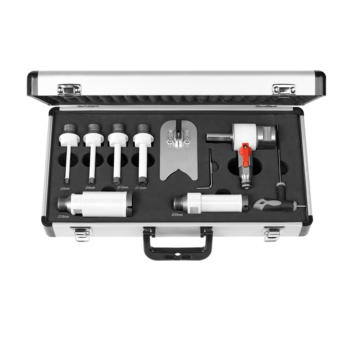 Carat ETSET04000 Tegelboorset voor Tegels en Natuursteen 6-8-10-12-25-36mm