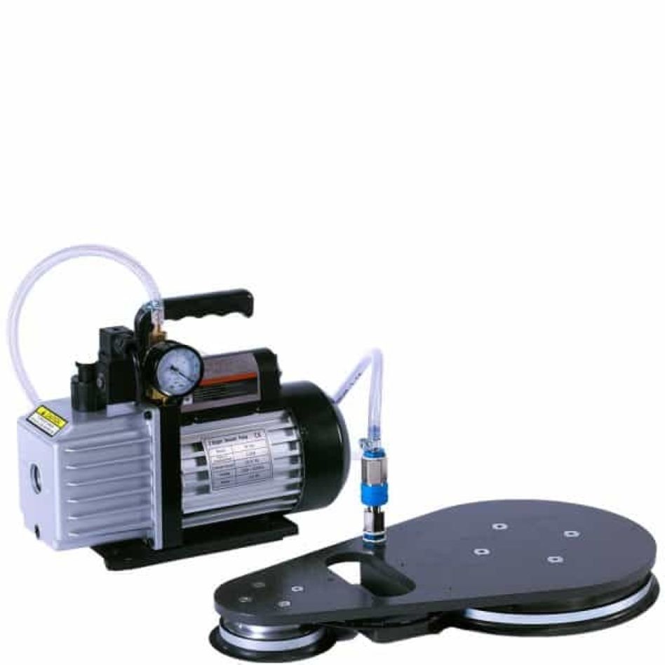 Euroboor 37514200001004 VAC.820 220V Vacuümplaat set ovaal, 220 V, EU