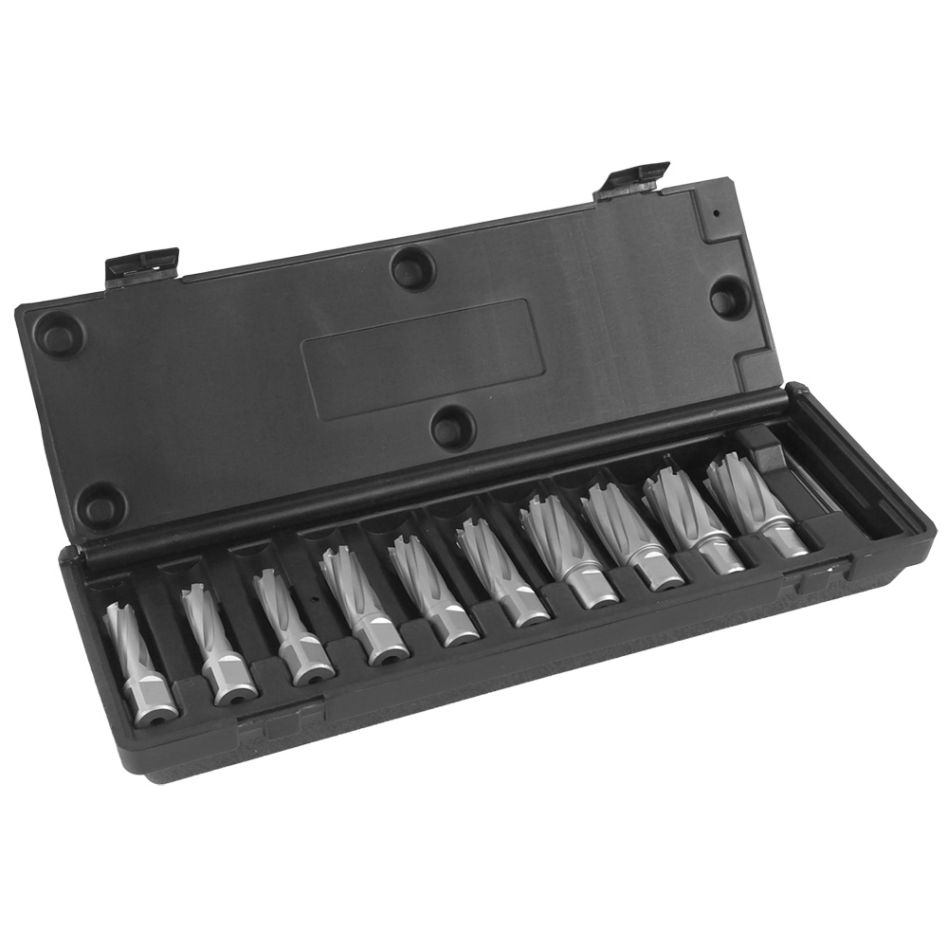 Euroboor 30525211032004 TCT.KIT/10S-M1 Kernboren set, TCT, DoC 35 mm, Dmin 14 mm, Dmax 26 mm