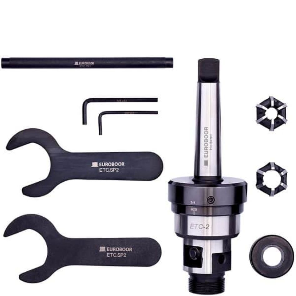Euroboor 37010820002004 ETC.2 Tapkop, Mmax 20 mm, MT3